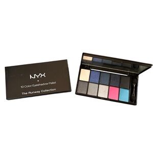 NYX Runway Collection 10 Color Eyeshadow Palette 05 Super Model Discontinued NWT